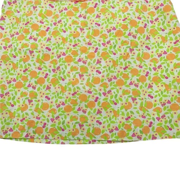 Lilly Pulitzer Mini Skirt Womens 4 Yellow Crazy Cat Short Colorful - Picture 3 of 9